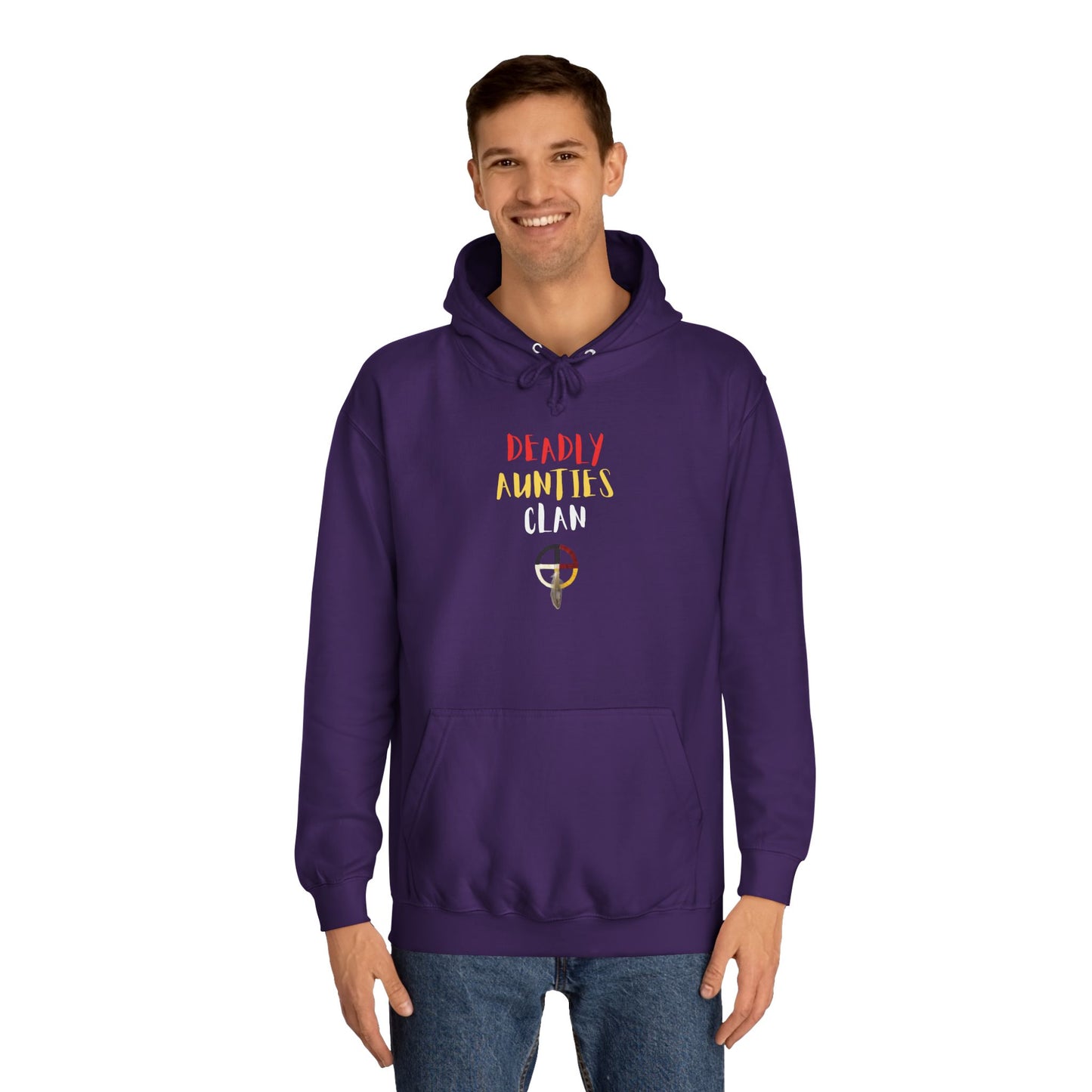 Deadly Aunties Clan - Unisex College Hoodie
