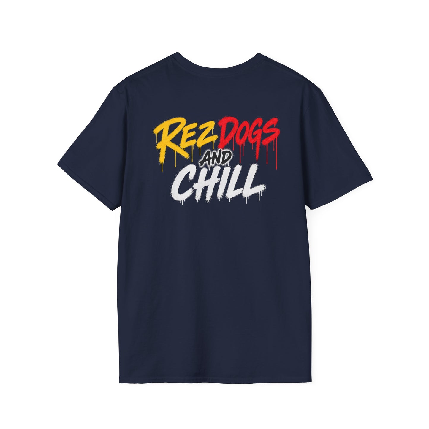 406WholeSale - MSRP $40 - Rez Dogs and Chill by Teague WestWolf GoodVoice T-Shirt