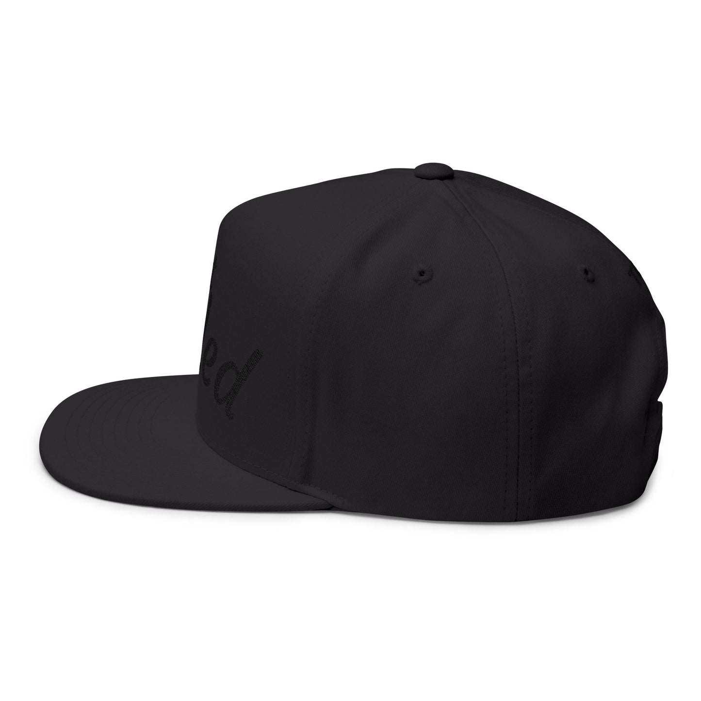 Flat Bill Cap — "Get Uncled" Embroidered Snapback Hat