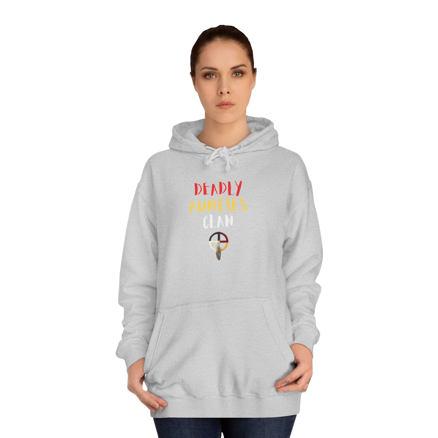 Deadly Aunties Clan - Unisex College Hoodie