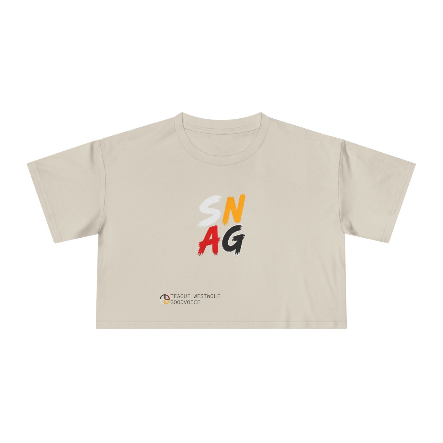 SNAG Graphic Crop Tee — Women's Urban Streetwear Top