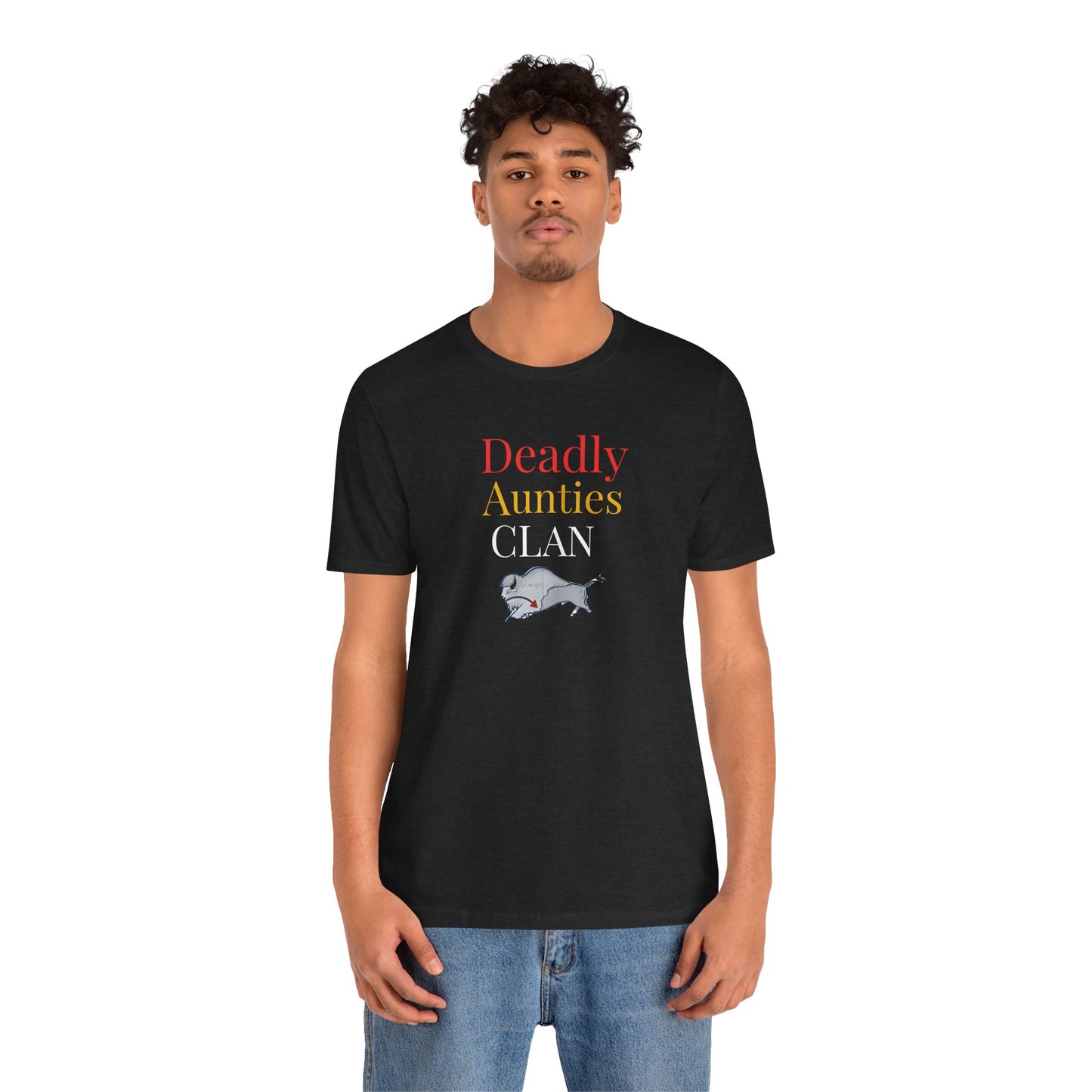 Deadly Aunties Clan - Blackfoot Ledger Art -  by Teague WestWolf GoodVoice - Unisex Tee