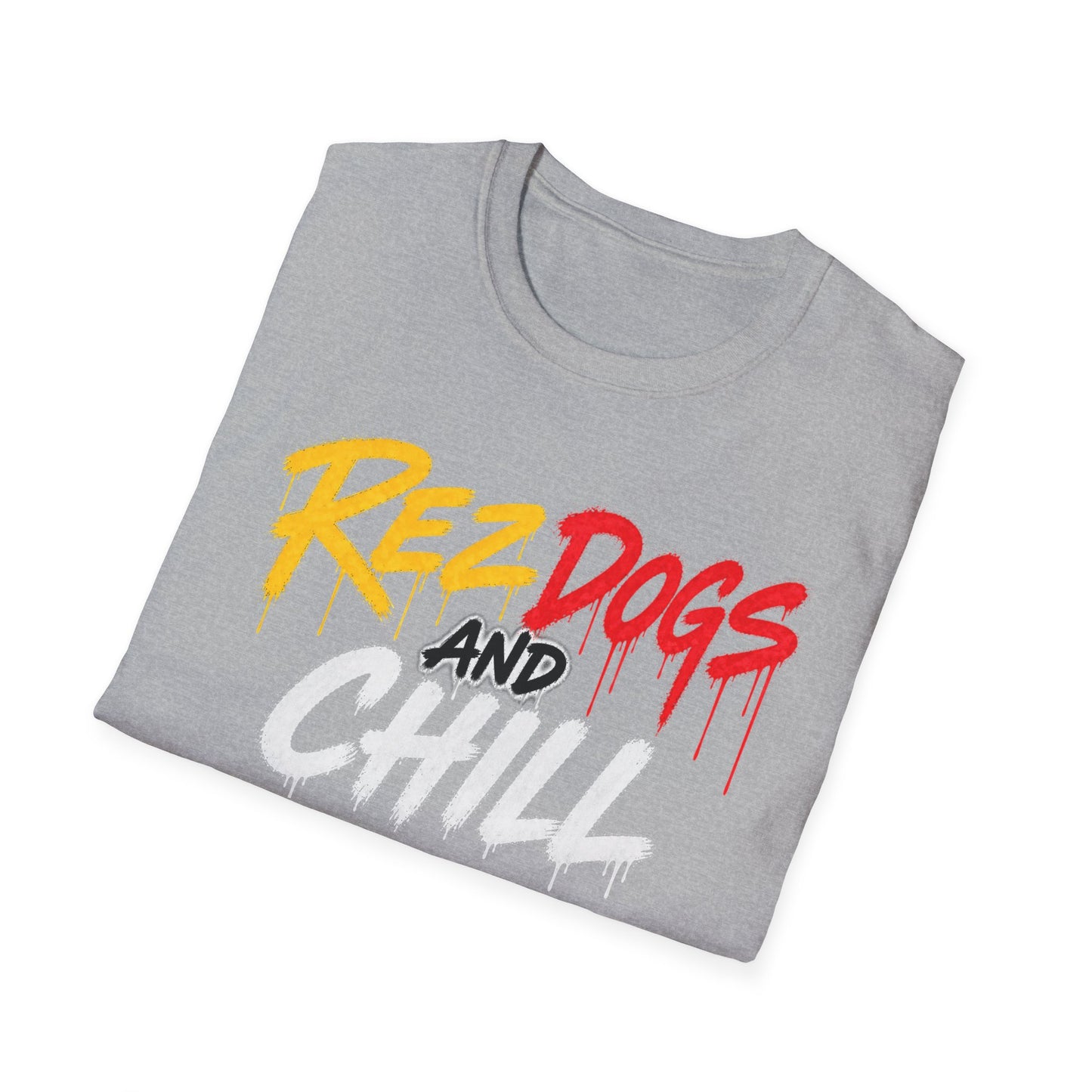 Rez Dogs and Chill by Teague WestWolf GoodVoice T-Shirt